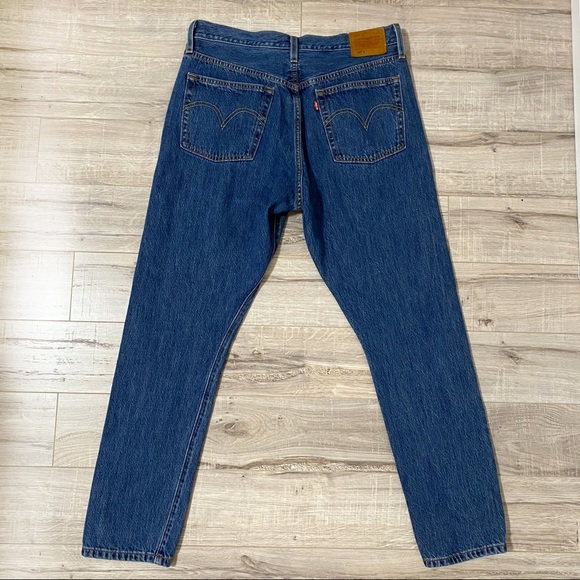Levi’s 501 High Waisted Medium Wash Skinny Jeans 29 - Picture 7 of 11